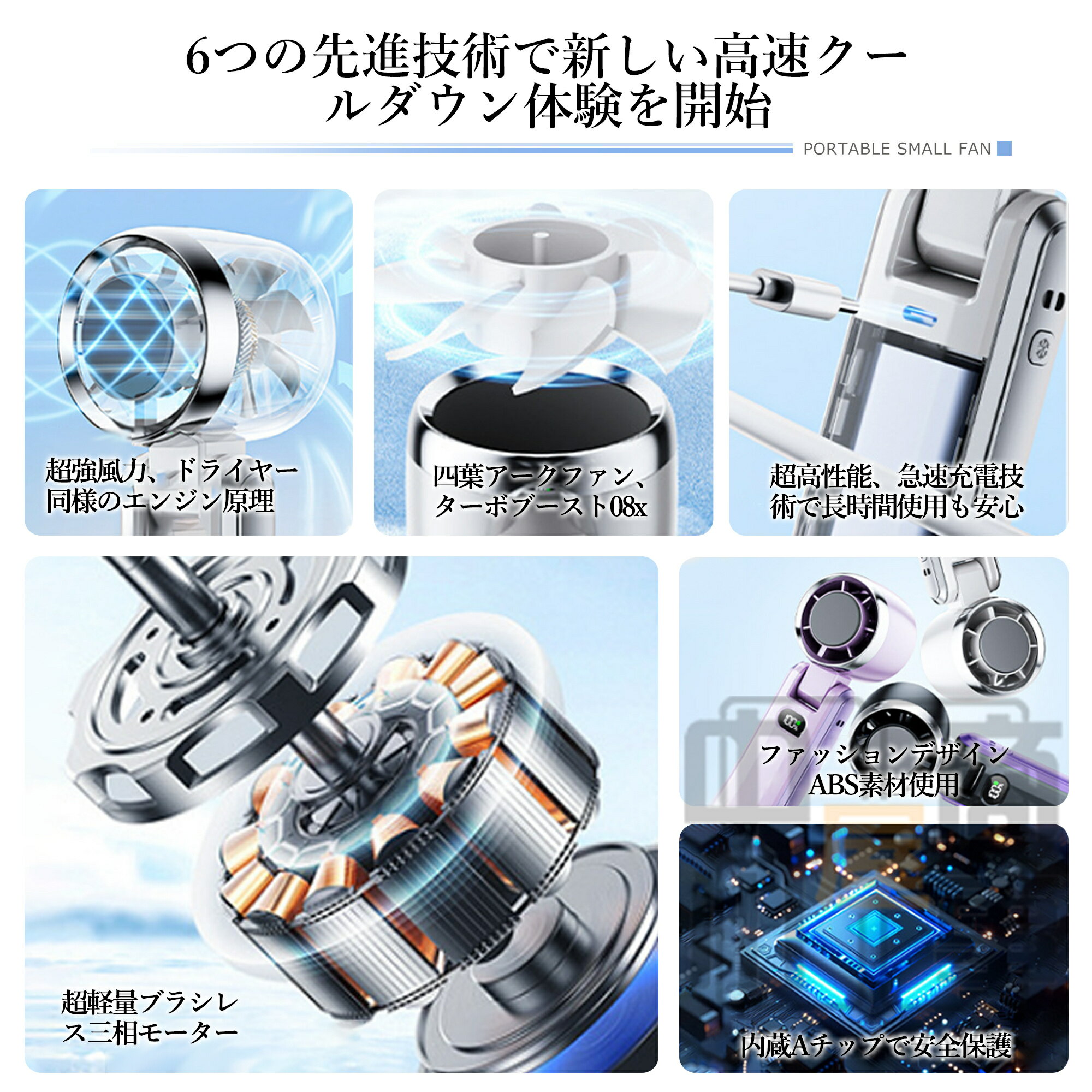 「-16℃瞬間冷却」 ハンディファン 携帯扇風機 冷却プレート付 ハンディクーラー 携帯バッテリー Max14時間連続 100段風量 10モード ハンディ扇風機 手持ち扇風機 首掛け扇風機 扇風機 卓上 USB 充電式 ミニファン ホワイト/ピンク/グレー ギフト