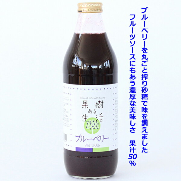 果樹ある生活 ブルーベリードリンク 1000ml×12本