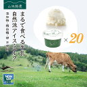 母の日 ギフト なかほら牧場 アイスクリーム 20個 ミルク 送料無料 卵不使用 無添加 詰め合わせ スイーツ グラスフェッド 有機 お取り寄せ 送料込み ［冷凍］ gift pu