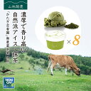 母の日 ギフト なかほら牧場 アイスクリーム 8個 抹茶 送料無料 卵不使用 無添加 詰め合わせ スイーツ グラスフェッド 有機 お取り寄せ 送料込み ［冷凍］ gift pu