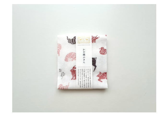 中川政七商店　かや織ふきん　森の動物