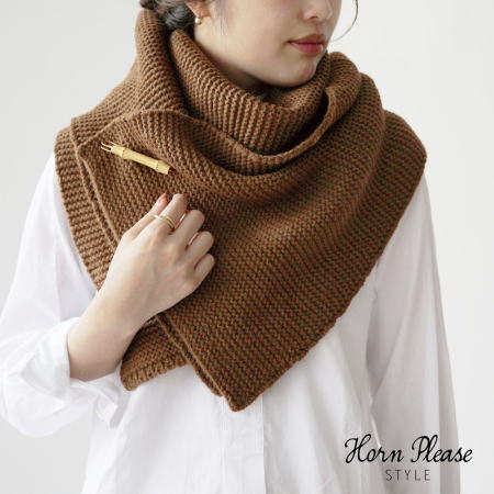 Horm Pleaseマフラー ガーターウィーブ W／ホールドピン