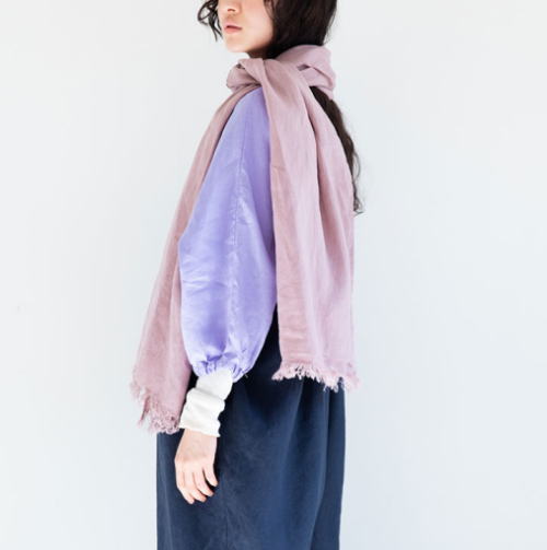 乐天商城 - fog linen workl(フォグリネンワーク)ロセリエ スカーフ ローズ