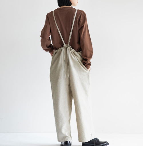 fog linen work(フォグリネンワーク)エル サロペット ウールリネン