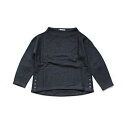 kha:ki(J[L)@tFg bNlbN gbv FELTING MOCK NECK TOP