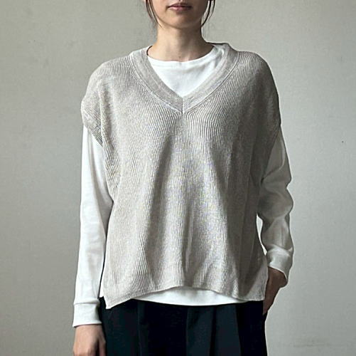 乐天商城 - Hands of creation（ハンズオブクリエイション）12Gヨーロッパリネン片畦ベスト