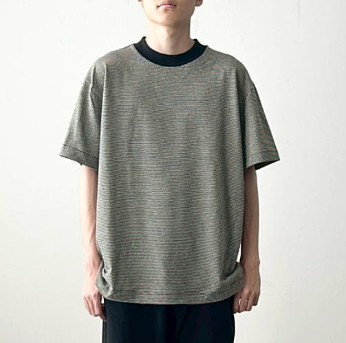 乐天商城 - MUYA(ムヤ) Crew neck T-shurts クルーネックTシャツ　ボーダー　メンズレディース