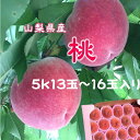 山梨県産 桃 5Kg(13~16玉入り) 7月17日以降の発送となります!