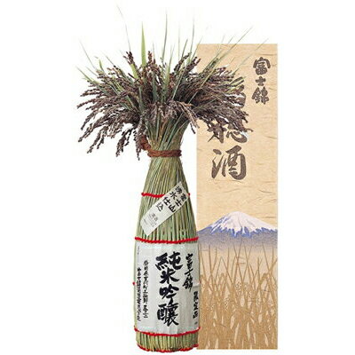 【ギフト包装無料】富士錦 純米吟醸 稲穂酒 1800ml 富士錦酒造 静岡 古代米 黒稲穂 静岡 年末年始 お歳暮 商売繁盛 祝い酒 稲穂 稲 純米吟醸酒 一升瓶