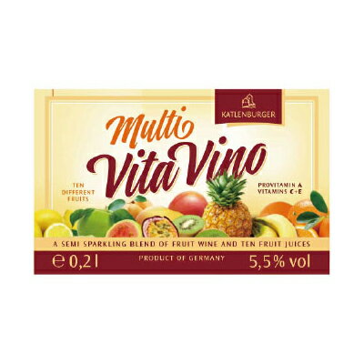 ドクターディムース マルチ ヴィタ ヴィーノ 200ml フルーツ スパークリング ワイン ベビーボトル ミニボトル ひとり飲み 家飲み プチギフト