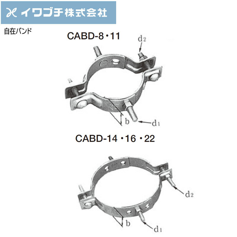 IWABUCHIイワブチ 自在バンド CABD 1個