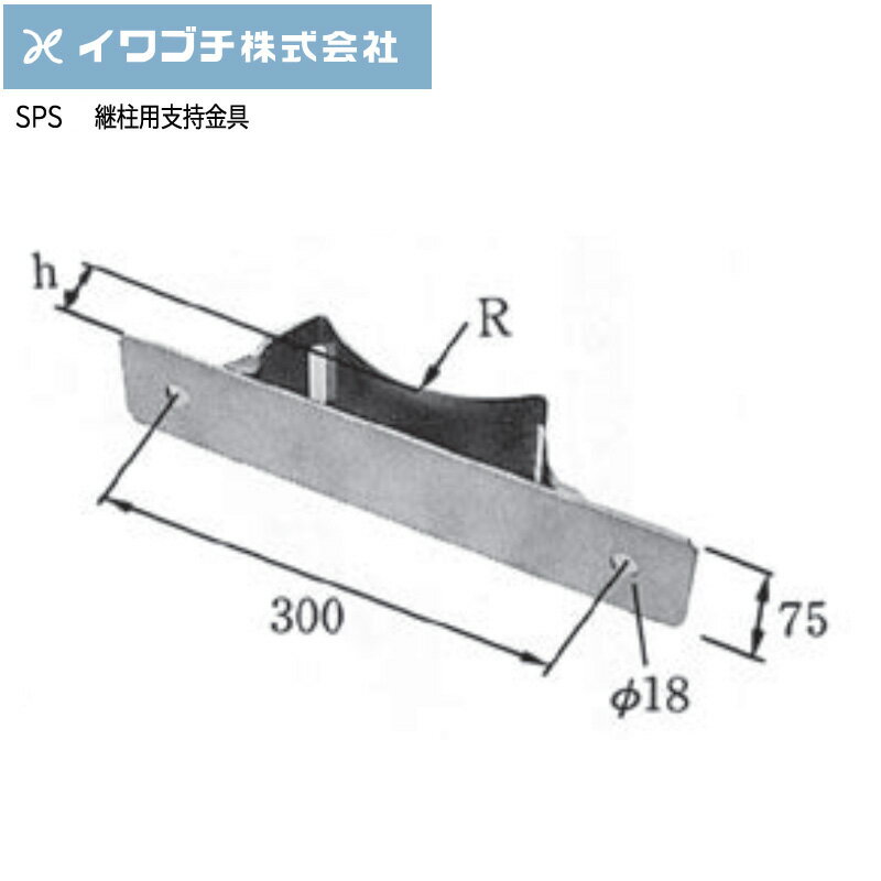 【SPS-2】 ●R：100mm ●h：20mm ●板厚：4.5 ●梱包単位：10個入 【SPS-2L】 ●R：187.5mm ●h：20mm ●板厚：4.5 ●梱包単位：10個入 ●架空地線取付継柱用として使用します。 ●継柱アーム1本の場合にはSPS-1 を、2本の場合にはSPS-2 をご使用下さい。 ●3Bd-Hdと組合わせてご使用下さい。