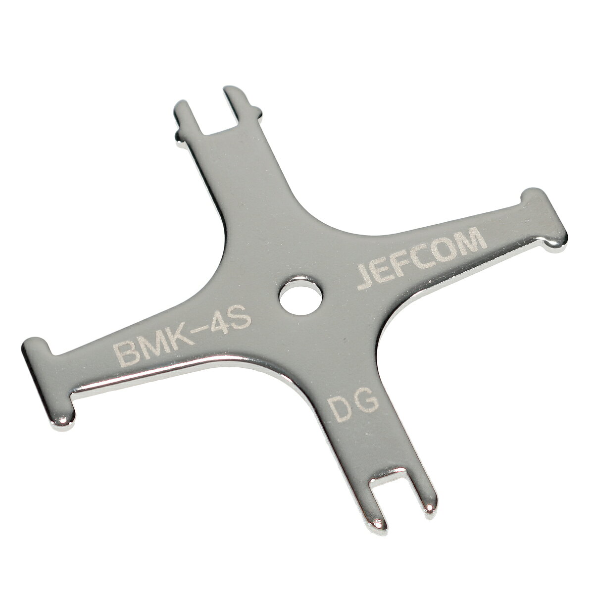 ※　商品詳細　※ メーカー ジェフコム（JEFCOM） 商品名 盤用マルチキー(ステンレスタイプ) 商品型番 BMK-4S 特徴 ●4タイプの配電盤、分電盤用の合鍵に●錆びに強い【ステンレス製】●4タイプのカギに対応・タキゲン A-121-H型(現行型)・タキゲン 0061型(現行型)・旧型×2種(1990年以前の引込ボックスに多く使用できる) 仕様 ■ 仕様 ・本体サイズ・質量：80mm×80mm×2.4mm・28g・材質 用途 0 本体サイズ ・本体サイズ・質量：22mm×260mm×70mm・422g 質量 ・本体サイズ・質量：22mm×260mm×70mm・422g 材質 ・材質梱包仕様 個装梱包：ブリスター・台紙個装梱包：個装梱包：ブリスター・台紙 個装サイズ：個装サイズ・質量：W110×D20×H345mm・465g 質量（梱包込）： 原産国 ・原産国：台湾 注意事項