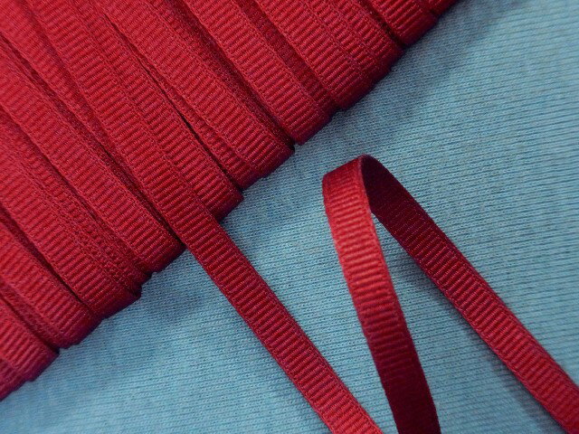 グログランリボンエンジ（0．5cm幅　15m巻）