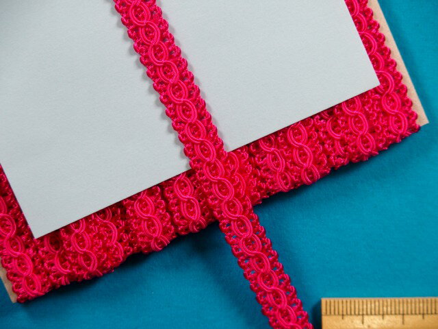 レーヨンブレード濃ピンク（0．9cm幅　5m巻）