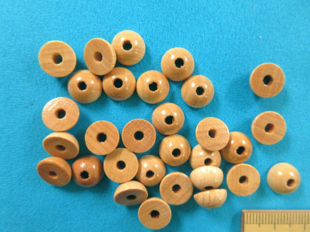 ウッドビーズ白木