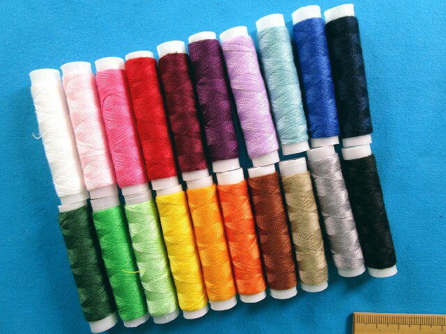手縫い糸20色セット