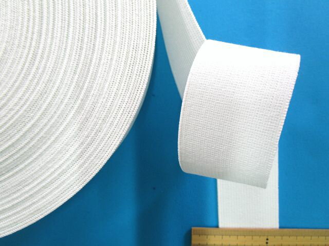 幅広ゴム（白・4.0c）30m巻