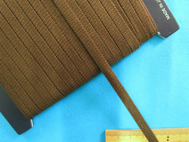 アクリル平コードコゲ茶（0．6cm幅　30m巻）