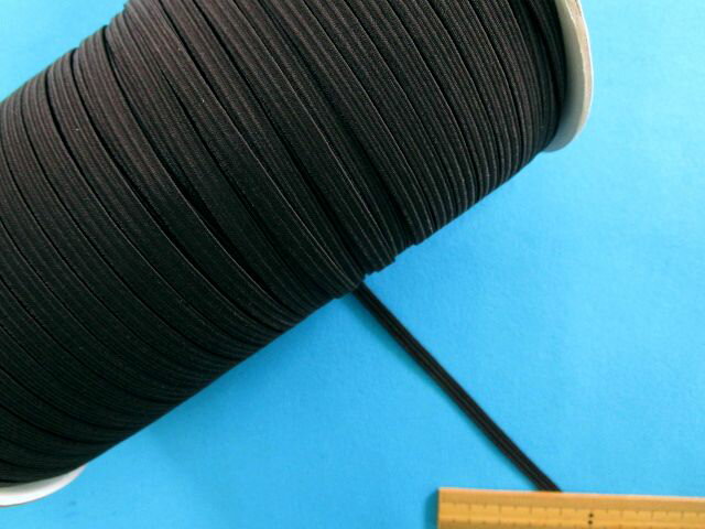 平ゴム（6コ-ル・150m）黒