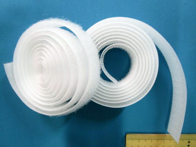 マジックテープ白（1.5cm幅　1m）