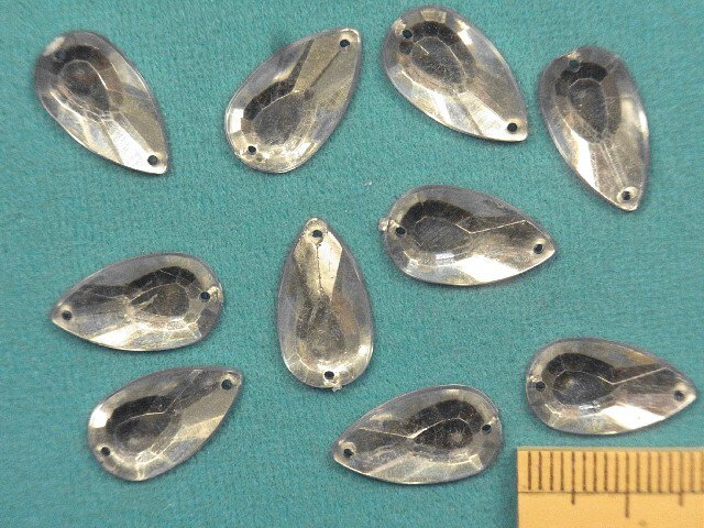 在庫処分ミラーストーン(しずく・中)クリスタル