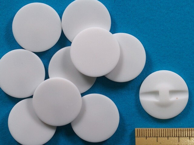 プラボタン（23mm）白