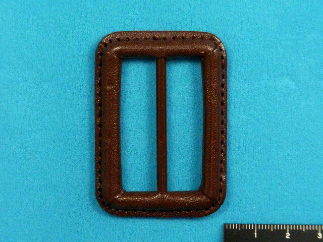 本皮バックル(中)コゲ茶