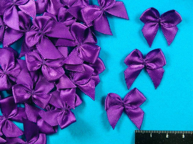 リボンモチーフ紫””（30個入）