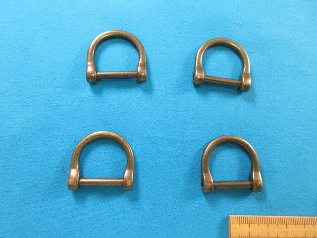 在庫処分Dカン（約2.1cネジ式・渋金）4個入