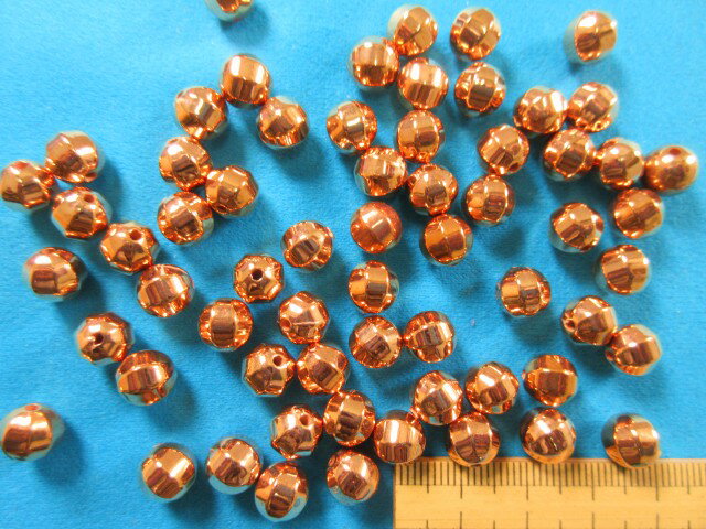 プラメタルビーズピンクゴールド