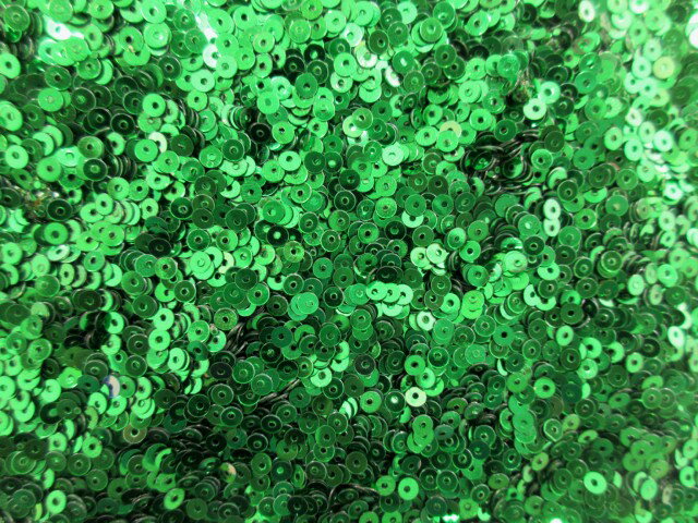 スパンコール　3mm100gメタルグリン
