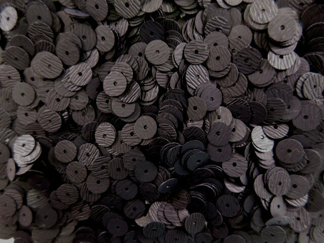 スパンコール　6mm（100g・7000枚）黒