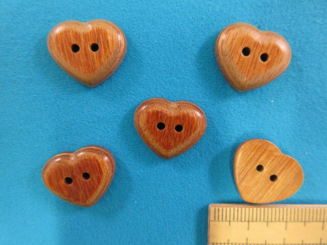 木製パーツハート（小）