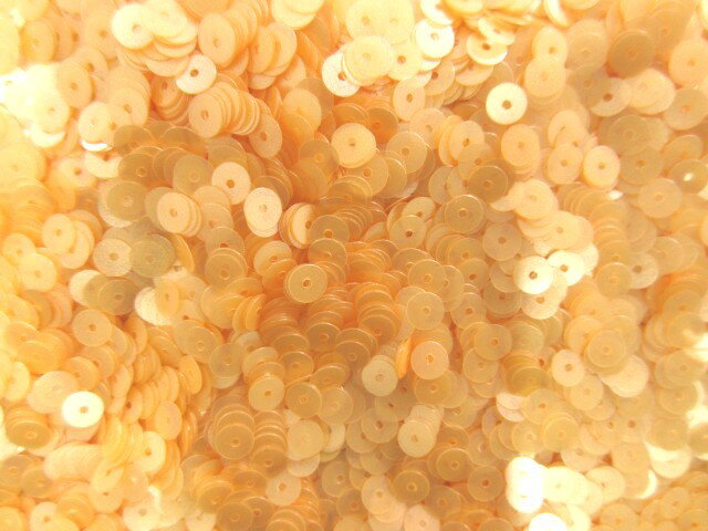 スパンコール　5mm（100g・10000枚）薄オレンジ系