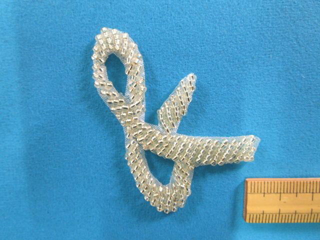 ビーズモチーフ銀＆（1枚入）