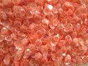 スパンコール 亀甲6mm(100g・7000枚)クリアオーロラピンクオレンジ