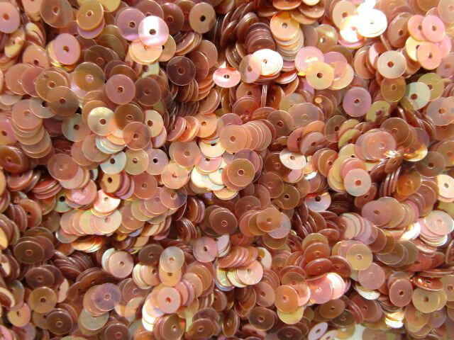 スパンコール 5mm（100g・10000枚）クリアオーロラピンクグレー