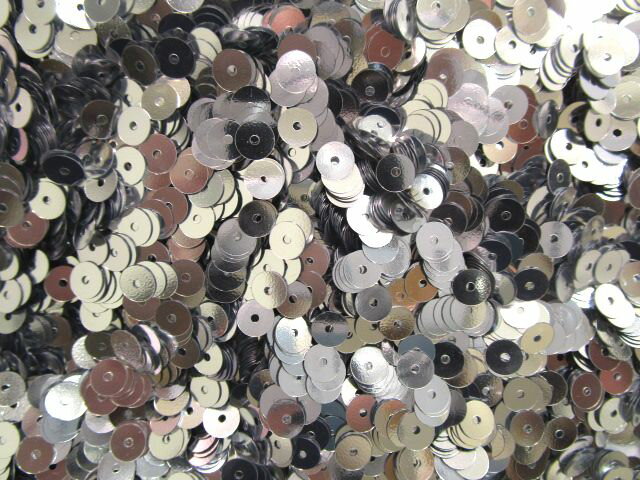 スパンコール　5mm（100g・10000枚）銀