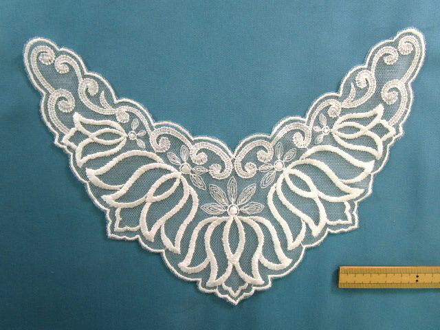 チュールモチーフオフ白（1枚入）