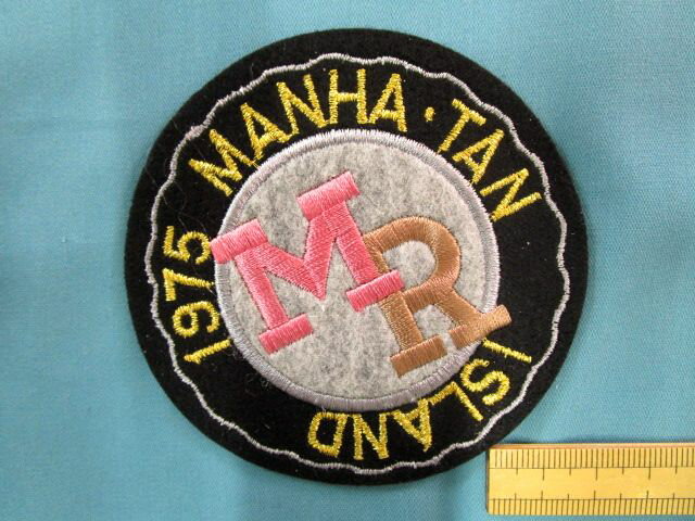 ワッペン黒×金×ピンク