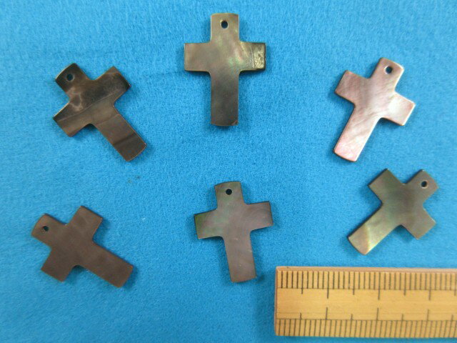 シェルパーツ 十字架　黒