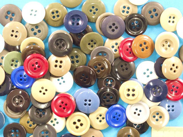 プラボタン（20mm） ミックス