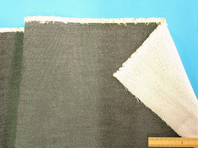 デニム調ソフトストレッチ生地黒系（115cm幅　2m）