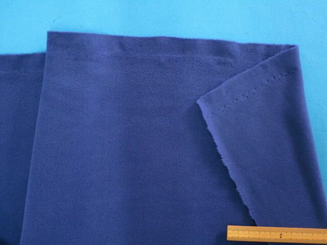 片面フリース生地ブルー（160cm幅　1．5m）