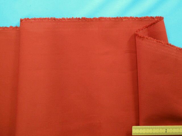 綿生地(高密度)濃レンガ（130cm幅　1．5m）