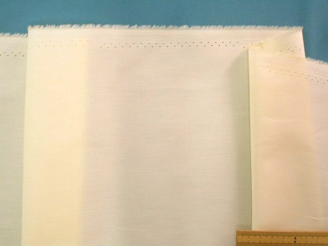 綿ブロード生地アイボリー（110cm幅　2m）