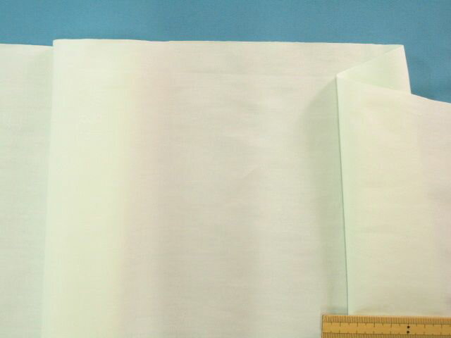 綿ブロード生地薄ワサビ系（110cm幅　2m）