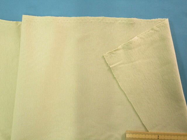 綿ニット生地(やや厚)渋ワサビ（145cm幅　1．5m）