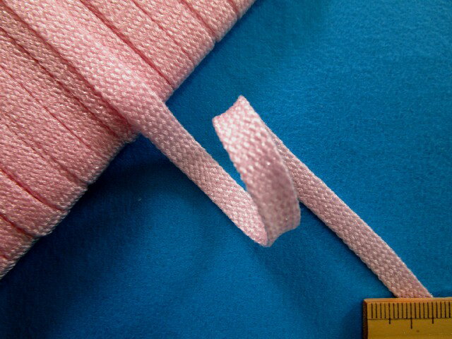 ラメ平ソフトコード(6mm)ピンク